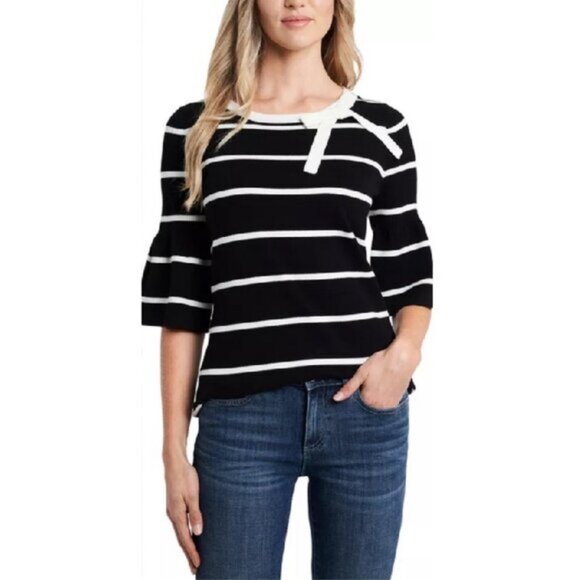 CeCe Women's 3/4 BELL Sleeves Sweater Top - Picture 1 of 10
